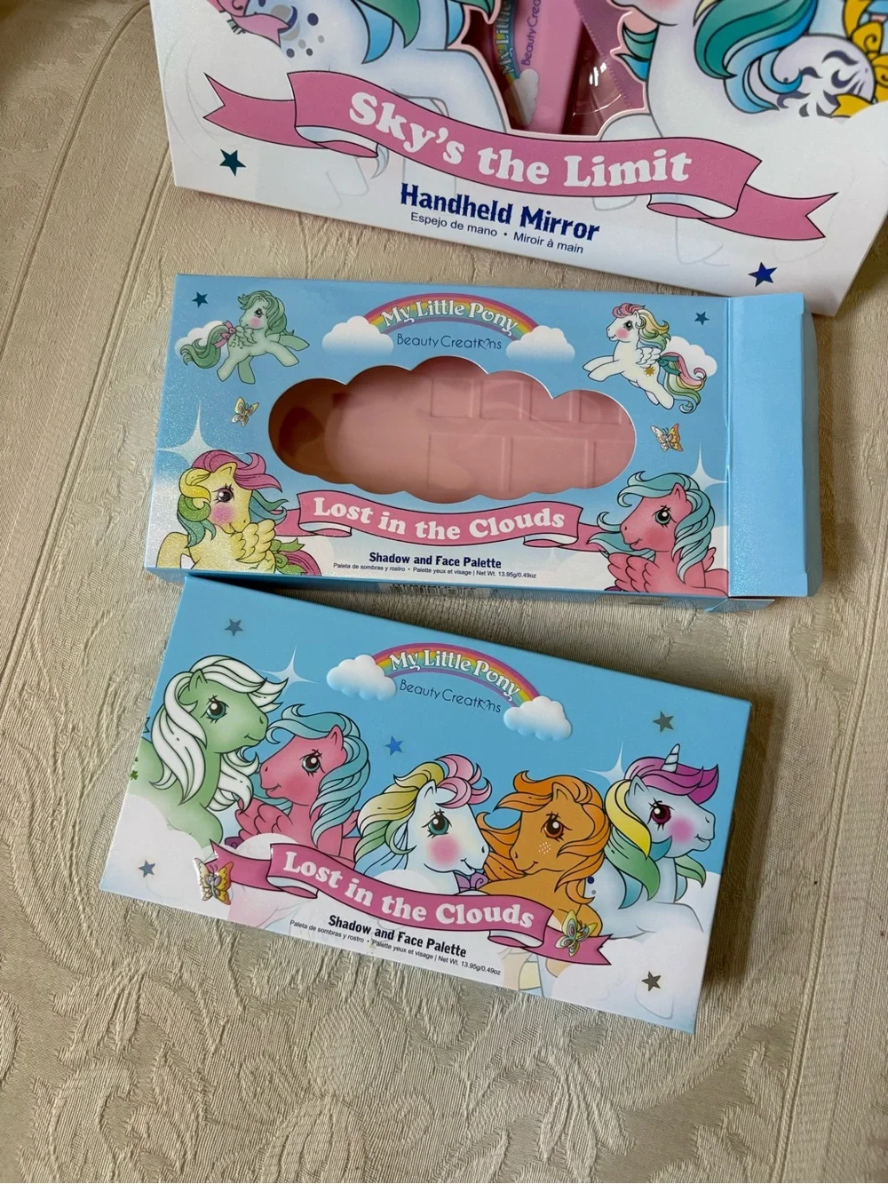 Beauty Creations My Little Pony Handheld Makeup Mirror & Palette Bundle BNIB